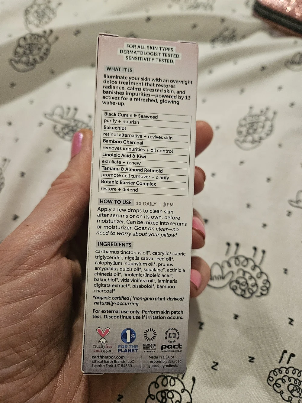 Earth Harbor Obscura Night Repair Concentrate - Black Seaweed